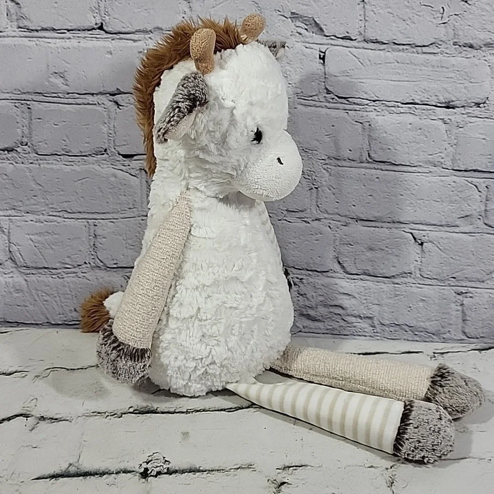 Aurora World Purely Luxe Giraffe Stuffed Animal Plush Toy White Brown Soft Lovey